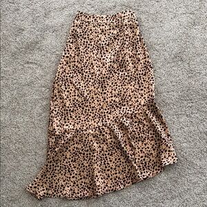 Leopard Print Women's Skirt